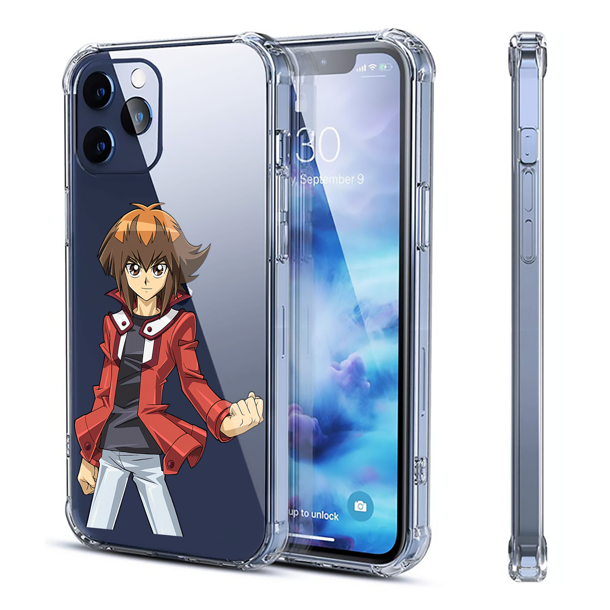 （画像用） 遊☆戯☆王 Yu-Gi-Oh! 【iPhone 12シリーズ対応】透明スマホケース（クリアソフトケース）